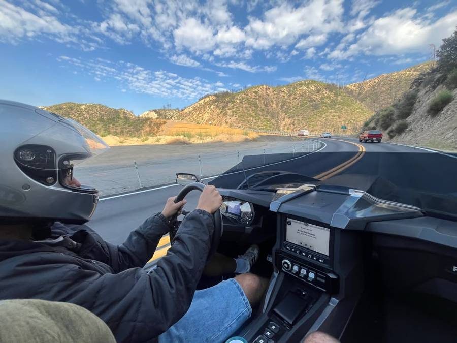 Canyon roads on the way up